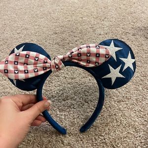 Minnie Disney Ears American Flag